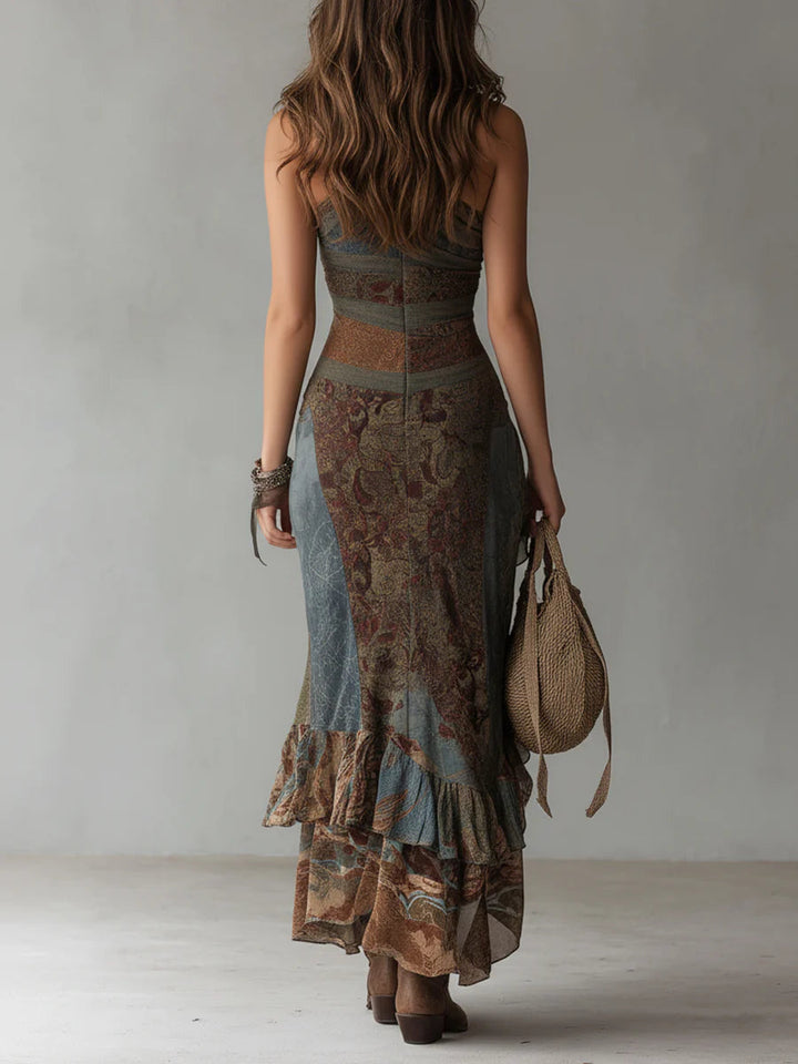 Xena™ | One-Shoulder Boho Maxi Dress