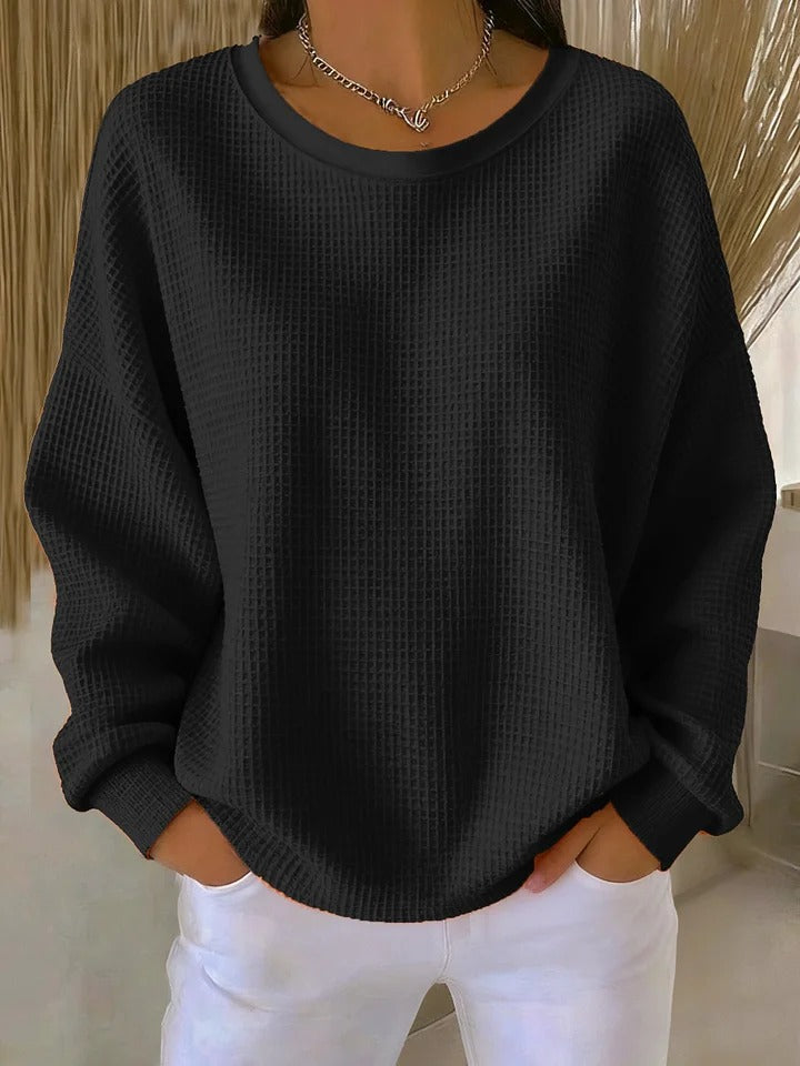 Isabelle™ | Classic Comfort Waffle Sweater