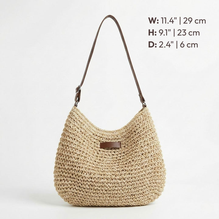 Harlow™ | Artisan Woven Slouch Bag