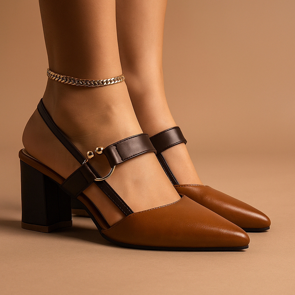 Mirette™ | Ring-Accent Statement Heels