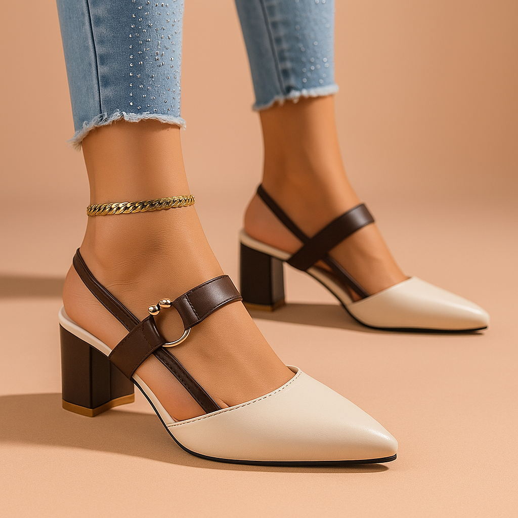 Mirette™ | Ring-Accent Statement Heels