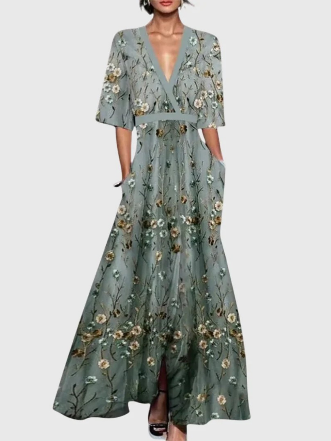 -Christelle™ | Elegant Spring Maxi Dress-