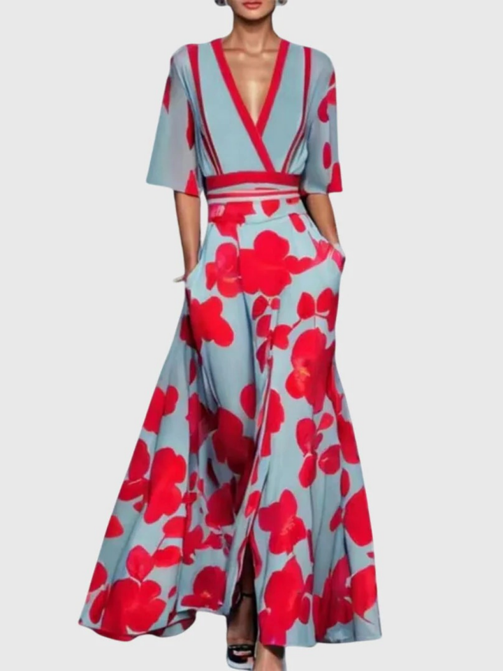 -Christelle™ | Elegant Spring Maxi Dress-