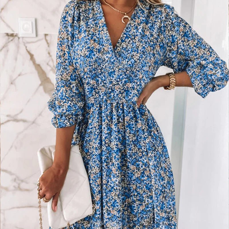 Felicity™ | Elegant Floral Maxi Dress