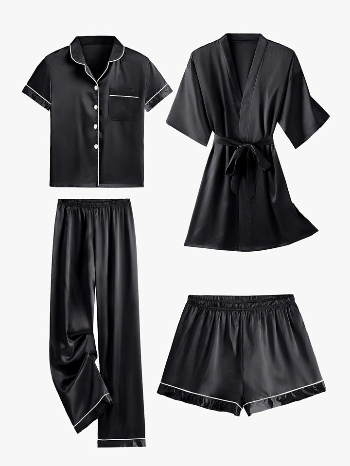 Victoria™ | 4-Piece Elegant Lounge & Robe Set