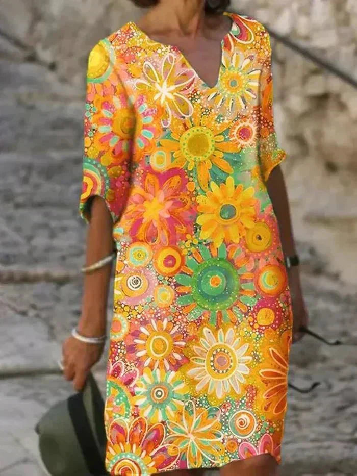 Diana™ | Vibrant Floral Maxi Dress