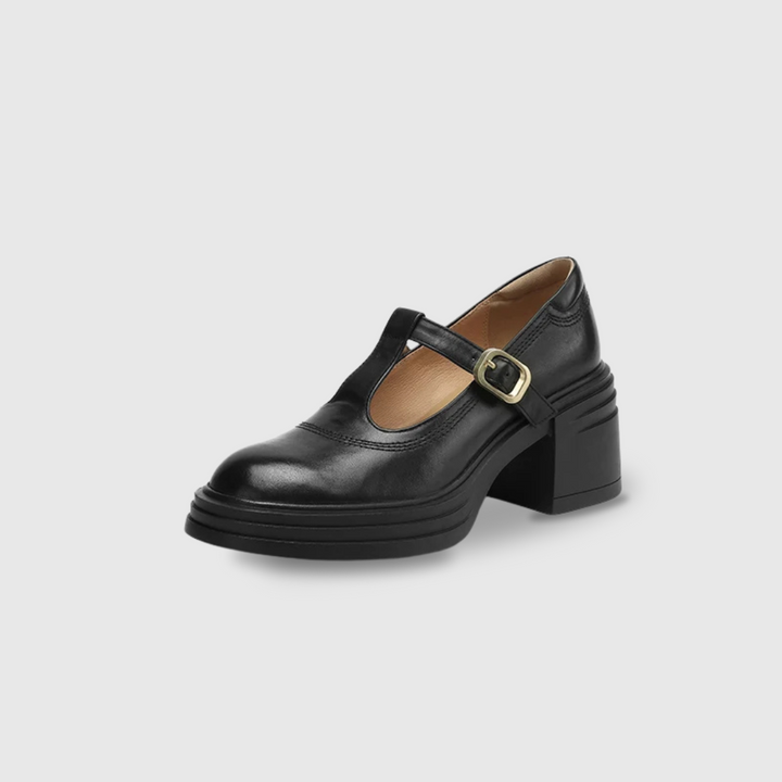 Brielle™ | Chunky Mary Jane Block Heel Pumps