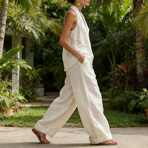 -Deirdre™ | Textured Two-Piece Set-