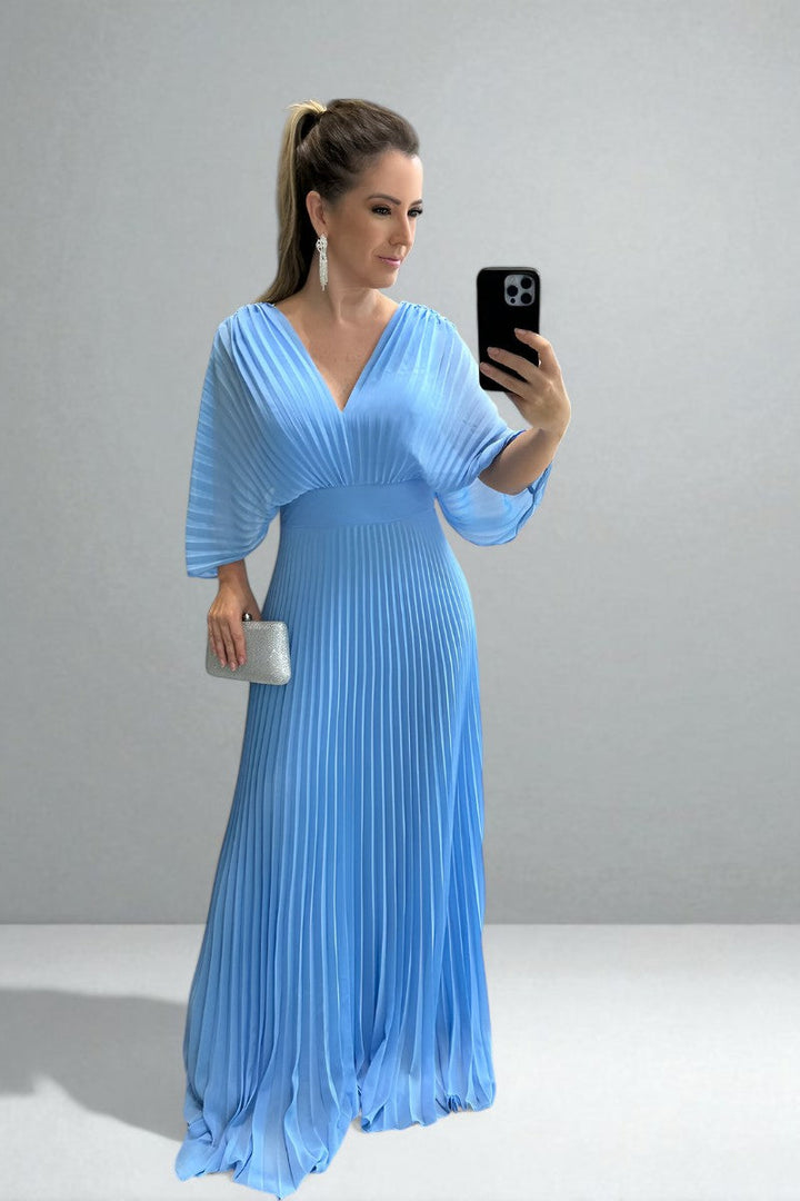 Xandra™ | Pleated Maxi Dress