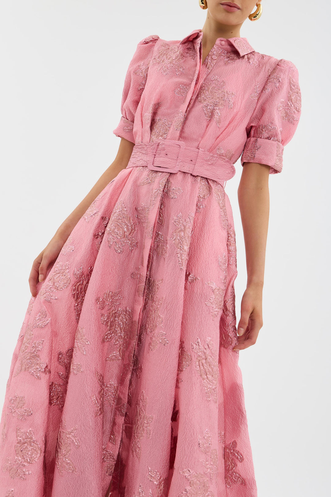 Oona™ | Puff Sleeve Maxi Dress