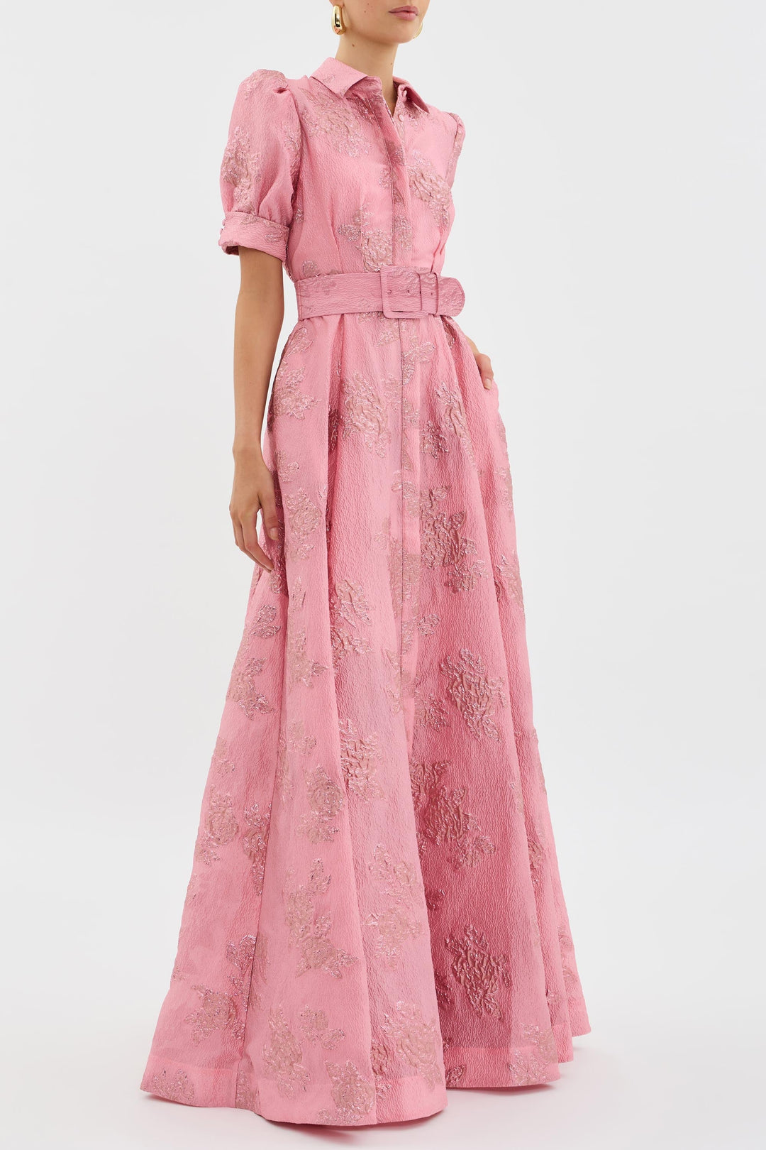 Oona™ | Puff Sleeve Maxi Dress