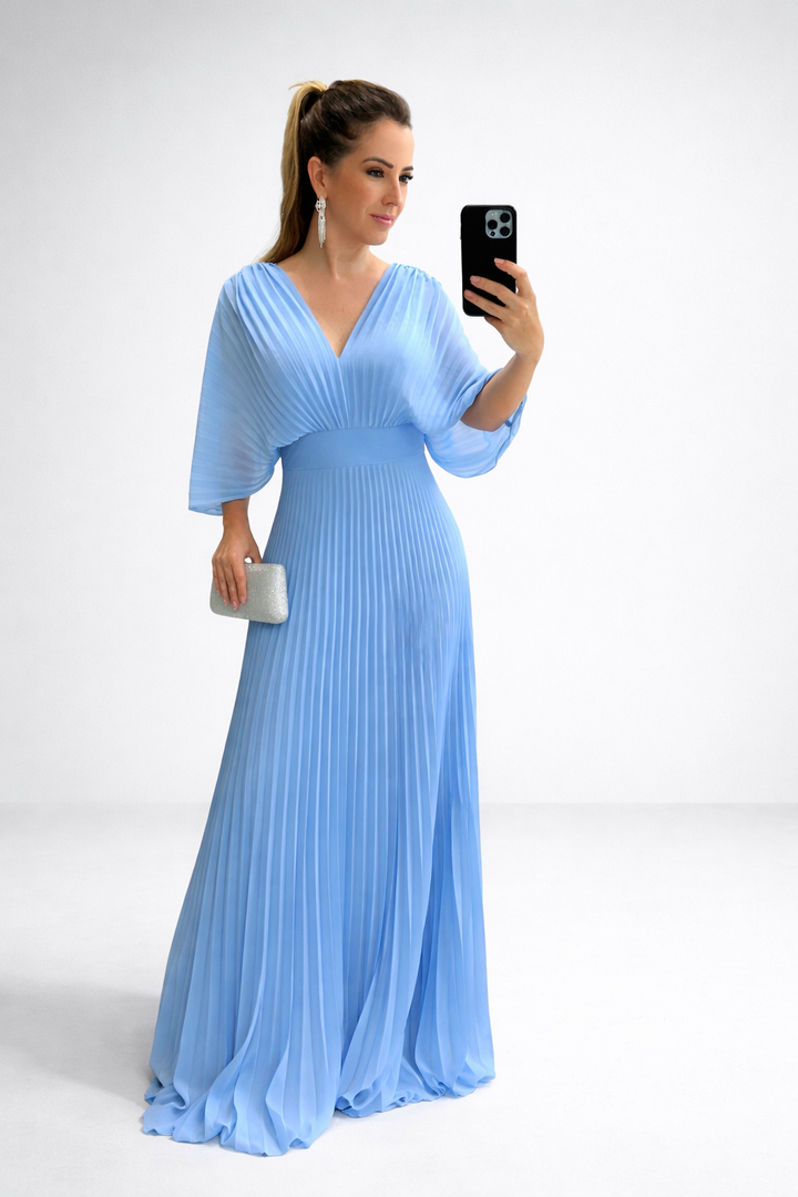 Xandra™ | Pleated Maxi Dress
