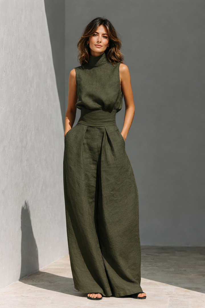 Solène™ | Minimalist Wide-Leg Set