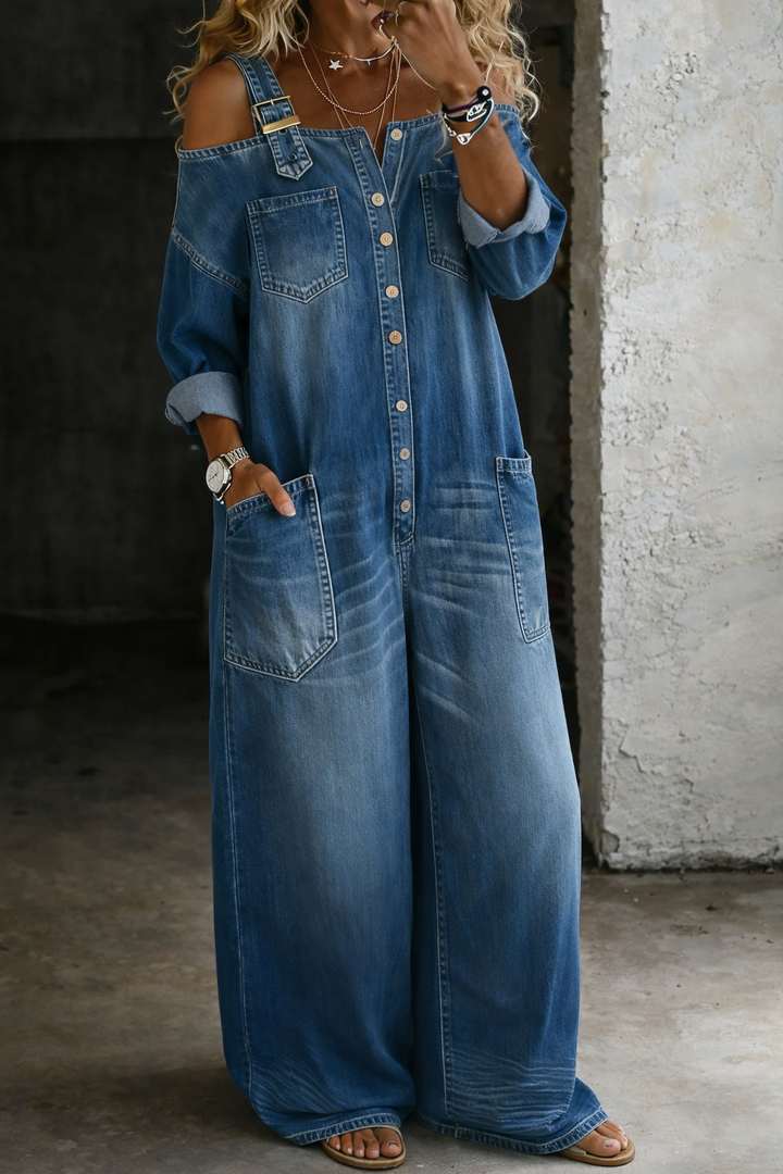 Stevie™ | Off-Shoulder Relaxed Jumpsuit