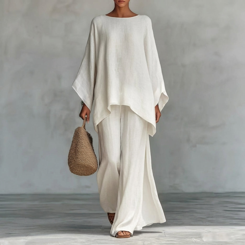 -Evangeline™ | Long Sleeve Two-Piece Set-