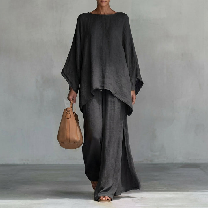 -Evangeline™ | Long Sleeve Two-Piece Set-