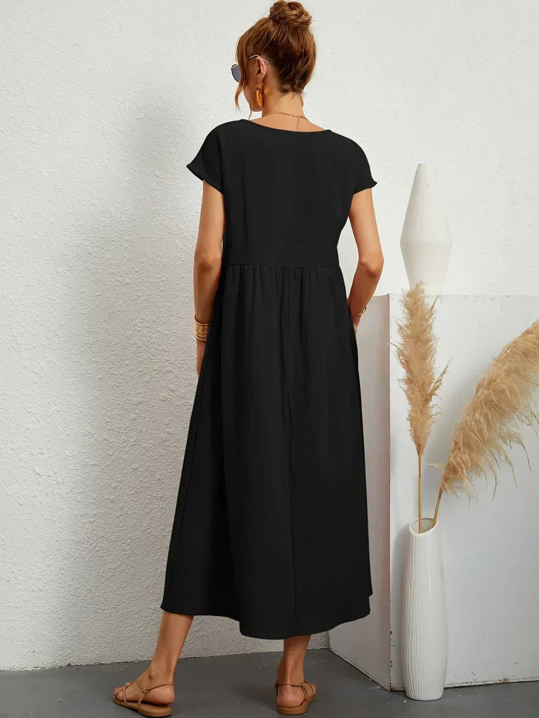 Ursina™ | Fluid Midi Dress.