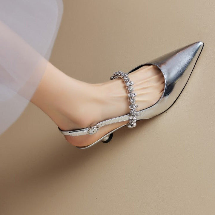 Maribel™ | Crystal Slingback Pumps