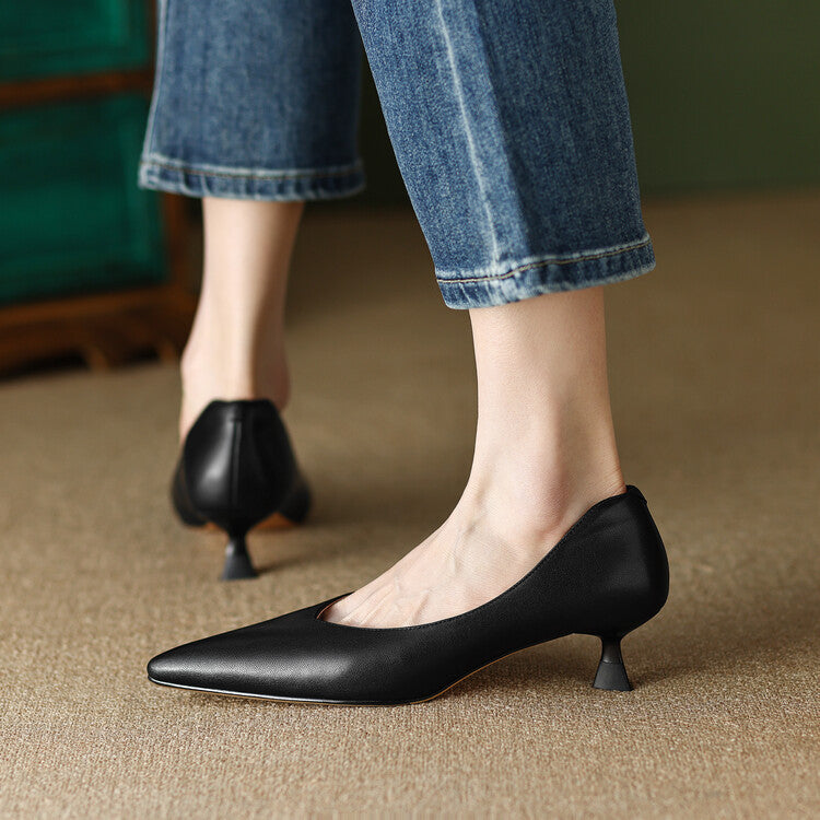 Isabelle™ | Refined Low Heel Pumps