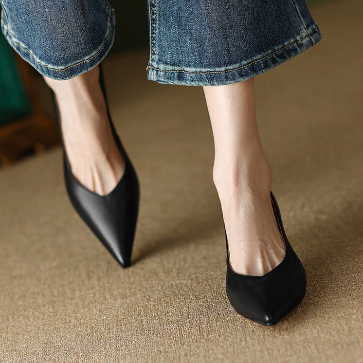 Isabelle™ | Refined Low Heel Pumps