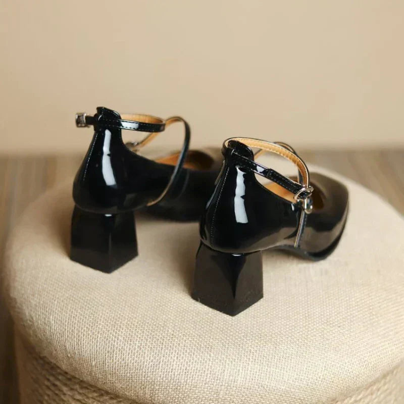 Amelia™ | Elegant Ankle Strap Pumps