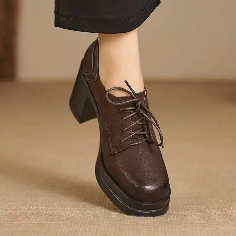 Evelyn™ | Vintage Block Heel Pumps