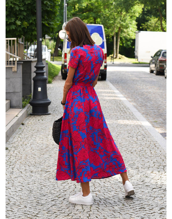 Zelda™ | V-Neck Floral Maxi