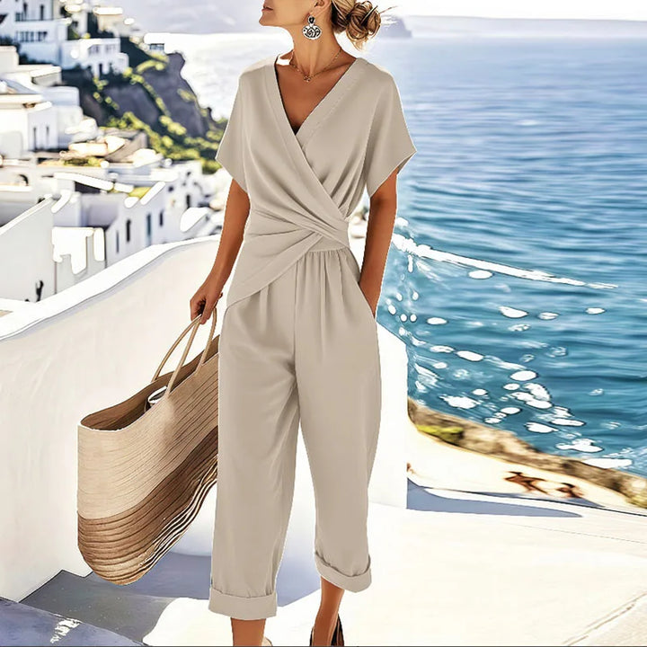 Diane™ | Elegant Wrap-Front Two-Piece Set