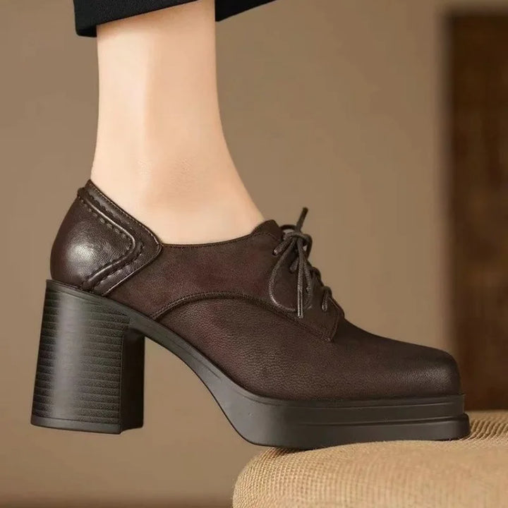 Evelyn™ | Vintage Block Heel Pumps