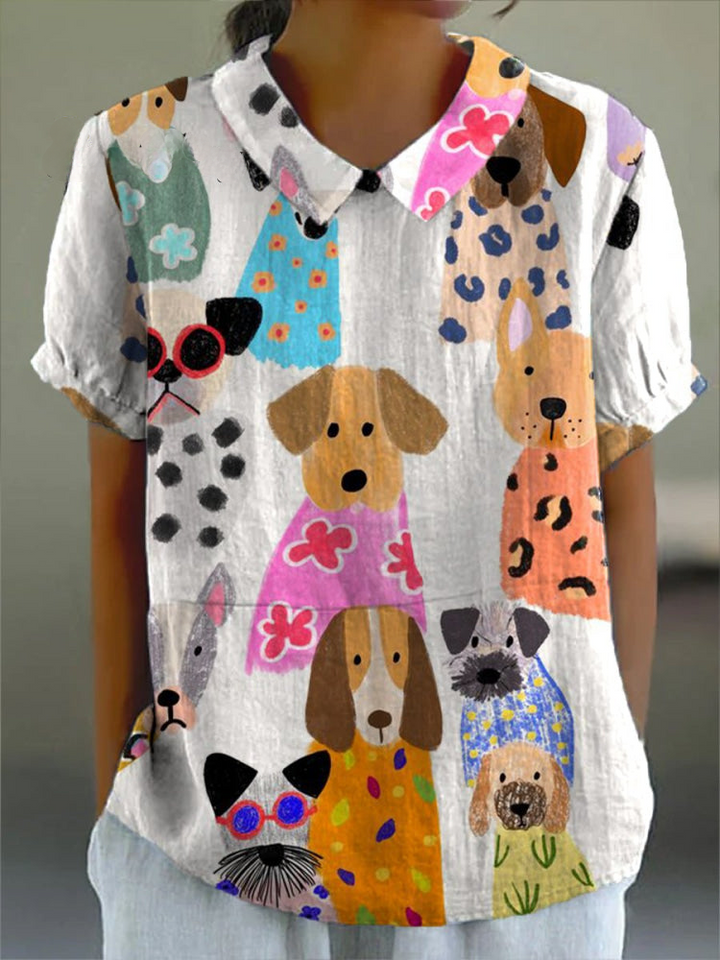 Odelle™ | Playful Print Shirt