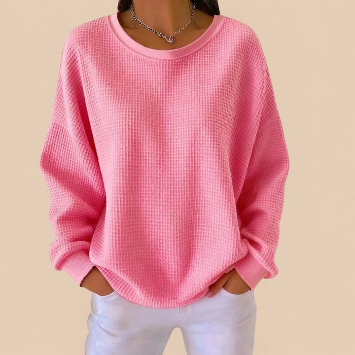 Isabelle™ | Classic Comfort Waffle Sweater