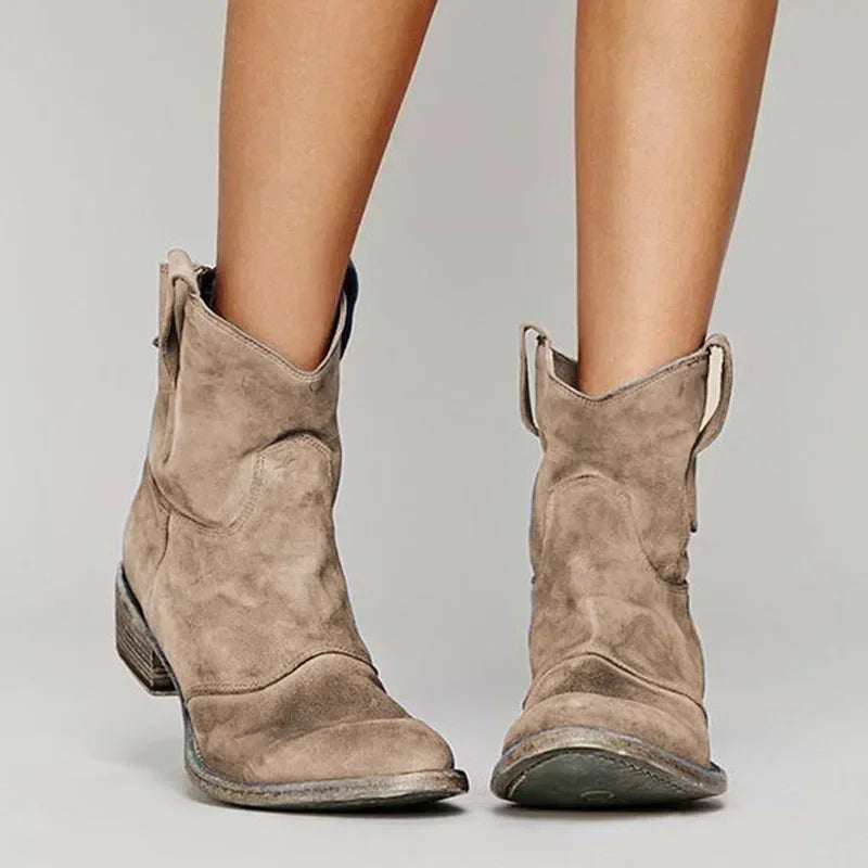 Glenda | Vintage Western Ankle Boots