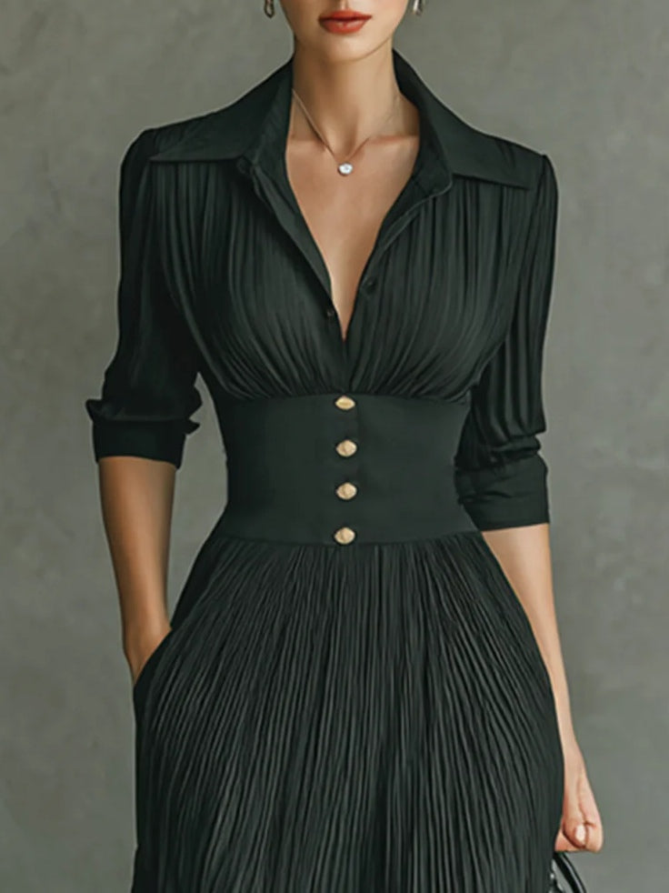 Isabel™ | Chic Fitted Waist Dress