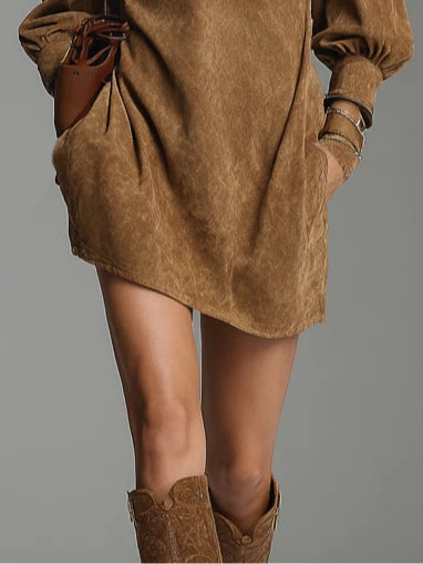 Keira™ | Turtleneck Mini Dress