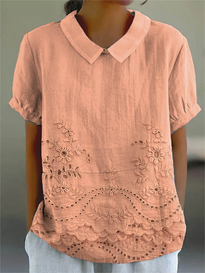 Celia™ | Floral Embroidered Shirt