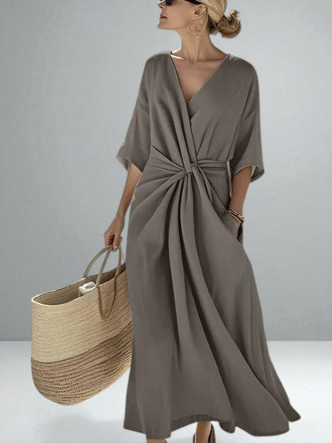 Nora™ | Twist Maxi Dress