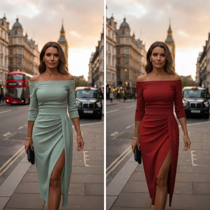 Vivian™ | Flowing Halter Dress
