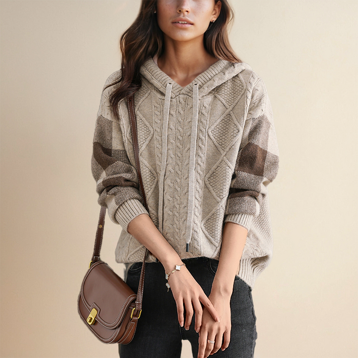 Scarlett™ | Jacquard Hooded Sweater