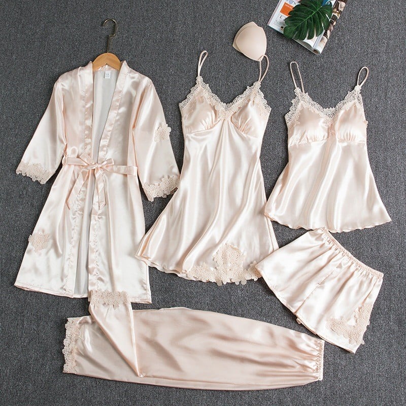 Alexandra™ | 5-Piece Elegant Lace Nightwear Set